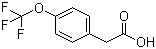 structure of CAS# 4315-07-5, 4-(Trifluoromethoxy)phenylacetic acid