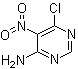 structure of CAS# 4316-94-3, 6-氯-5-硝基-4-嘧啶胺