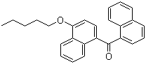 structure of CAS# 432047-72-8, 1-萘基[4-(戊氧基)-1-萘基]甲酮