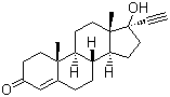 structure of CAS# 434-03-7, Ethisterone