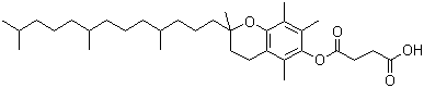 structure of CAS# 4345-03-3, 维生素 E 琥珀酸酯