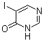 structure of CAS# 4349-07-9, 5-碘-4(3H)-嘧啶酮