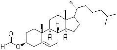 Cholesteryl formate molecular structure (CAS 4351-55-7)