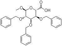 CAS 登录号：4356-82-5, 甲基-2,3,4-三-O-苄基-alpha-D-吡喃葡糖苷酸