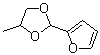 CAS # 4359-54-0, 2-(2-Furanyl)-4-methyl-1,3-dioxolane, NSC 75455