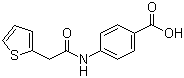 CAS 登录号：436088-76-5, 4-[(2-噻吩基乙酰基)氨基]苯甲酸