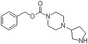 CAS # 436852-08-3, 4-(3-Pyrrolidinyl)-1-piperazinecarboxylic acid phenylmethyl ester