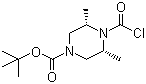 CAS # 438050-53-4, (3R,5S)-rel-4-(Chlorocarbonyl)-3,5-dimethyl-1-piperazinecarboxylic acid tert-butyl ester