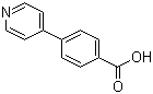 structure of CAS# 4385-76-6, 4-Pyrid-4-ylbenzoic acid