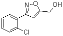 3-(2-Chlorophenyl)-5-isoxazolemethanol molecular structure (CAS 438565-33-4)