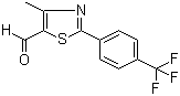 CAS # 438577-61-8, 4-Methyl-2-[4-(trifluoromethyl)phenyl]-1,3-thiazole-5-carbaldehyde