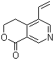CAS # 439-89-4, Gentianine, 5-Ethenyl-3,4-dihydro-1H-pyrano[3,4-c]pyridin-1-one, 5-Vinyl-3,4-dihydropyrano[3,4-c]pyridin-1-one