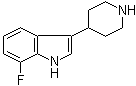 structure of CAS# 439082-27-6, 7-氟-3-(4-哌啶基)-1H-吲哚
