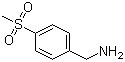 structure of CAS# 4393-16-2, 4-(Methanesulfonyl)benzylamine