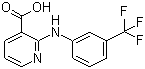 CAS # 4394-00-7, Niflumic acid, 2-[3-(Trifluoromethyl)anilino]nicotinic acid, 2-[3-(Trifluoromethyl)-phenyl]aminonicotinic acid