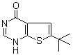 structure of CAS# 439692-54-3, 6-(tert-Butyl)thieno[2,3-d]pyrimidin-4(3H)-one