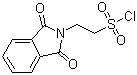 CAS # 4403-36-5, 2-Phthalimidoethanesulfonyl chloride, 2-(1,3-Dioxo-2,3-dihydro-1H-isoindol-2-yl)ethane-1-sulfonyl chloride, 2-(1,3-Dioxoisoindolin-2-yl)ethanesulfonyl chloride, 2-(1,3-Dioxo-1,3-dihydroisoindol-2-yl)ethanesulfonyl chloride