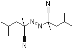 structure of CAS# 4419-11-8, 2,2'-Azobis(2,4-dimethyl)valeronitrile