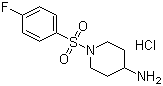 CAS # 442124-75-6, 1-(4-Fluorobenzenesulfonyl)piperidin-4-ylamine hydrochloride