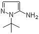 structure of CAS# 442850-71-7, 1-tert-Butyl-1H-pyrazol-5-amine