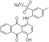 structure of CAS# 4430-18-6, 酸性紫 43