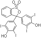 Iodophenol Blue molecular structure (CAS 4430-24-4)