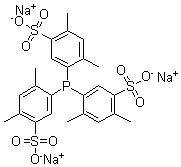 structure of CAS# 443150-11-6, 三(2,4-二甲基-5-磺基苯基)膦三钠盐
