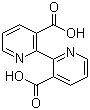structure of CAS# 4433-01-6, 2,2'-联吡啶-3,3'-二羧酸
