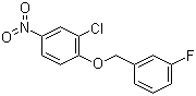 CAS # 443882-99-3, 3-Chloro-4-(3-fluorobenzyloxy)nitrobenzene, 2-Chloro-1-(3-fluoro-benzyloxy)-4-nitrobenzene