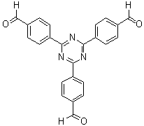 CAS # 443922-06-3, 4,4',4''-(1,3,5-Triazine-2,4,6-triyl)tris[benzaldehyde]