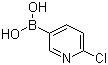 structure of CAS# 444120-91-6, 2-Chloropyridine-5-boronic acid