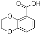 structure of CAS# 4442-53-9, 2,3-Dihydro-1,4-benzodioxine-5-carboxylic acid