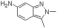 structure of CAS# 444731-72-0, 2,3-二甲基-6-氨基-2H-吲唑
