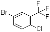 5-溴-2-氯三氟甲苯分子结构 (CAS 445-01-2)