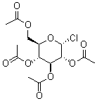 2,3,4,6-Tetra-O-acetyl-alpha-D-glucopyranosyl chloride molecular structure (CAS 4451-35-8)
