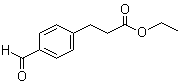 structure of CAS# 445483-72-7, 3-(4-Formylphenyl)propanoic acid ethyl ester