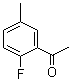 2'-氟-5'-甲基苯乙酮分子结构 (CAS 446-07-1)