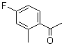 structure of CAS# 446-29-7, 4'-氟-2'-甲基苯乙酮