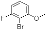 2-溴-3-氟苯甲醚分子结构 (CAS 446-59-3)