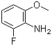 2-Fluoro-6-methoxyaniline molecular structure (CAS 446-61-7)