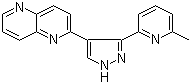 CAS # 446859-33-2, RepSox, 2-[3-(6-Methyl-2-pyridinyl)-1H-pyrazol-4-yl]-1,5-naphthyridine