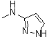 CAS # 446866-62-2, N-Methyl-1H-pyrazol-3-amine, 3-Methylaminopyrazole, Methyl(2H-pyrazol-3-yl)amine
