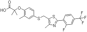 Sodelglitazar molecular structure (CAS 447406-78-2)
