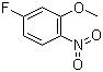 CAS # 448-19-1, 5-Fluoro-2-nitroanisole, 4-Fluoro-2-methoxy-1-nitrobenzene