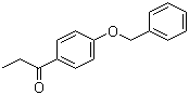 4-Benzyloxypropiophenone molecular structure (CAS 4495-66-3)