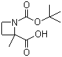 2-Methyl-1,2-azetidinedicarboxylic acid 1-(1,1-dimethylethyl) ester molecular structure (CAS 449758-77-4)