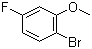 structure of CAS# 450-88-4, 2-Bromo-5-fluoroanisole