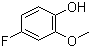 structure of CAS# 450-93-1, 4-氟-2-甲氧基苯酚