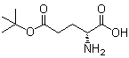 structure of CAS# 45125-00-6, D-Glutamic acid 5-(1,1-dimethylethyl) ester