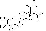 CAS # 4518-70-1, Methyl corosolate, (2alpha,3beta)-2,3-Dihydroxy-urs-12-en-28-oic acid methyl ester